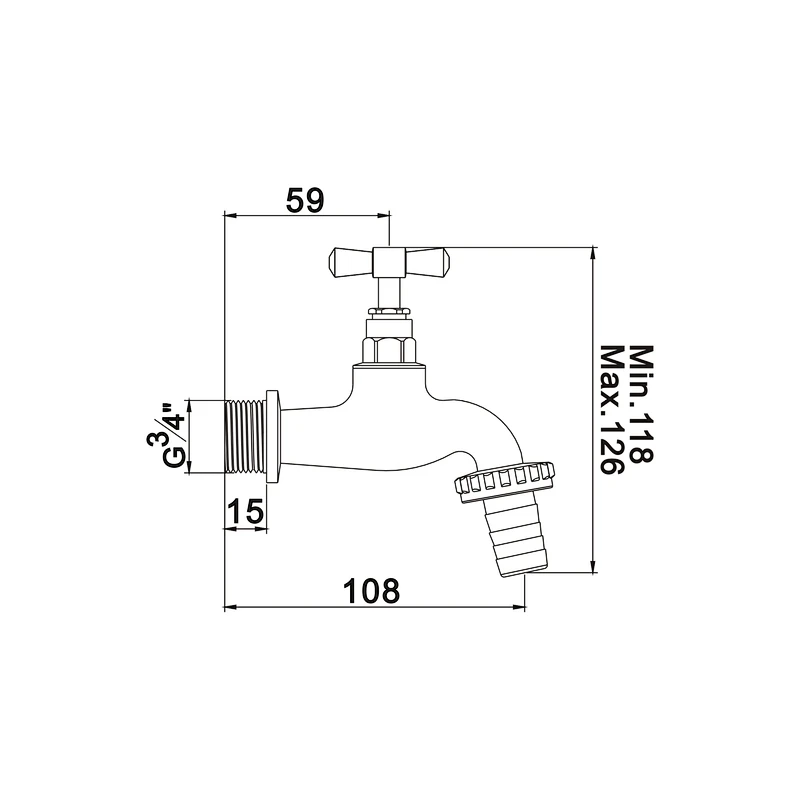 Compression tap
