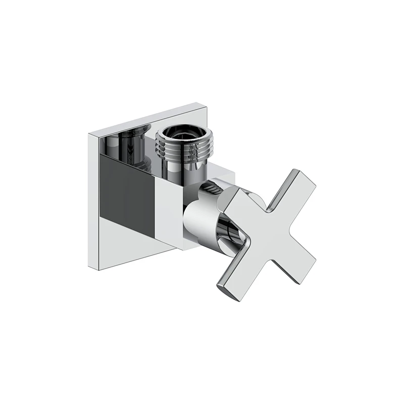 Ceramic cartridge anglevalve