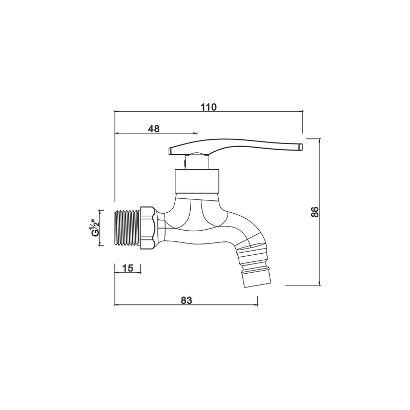 Ceramic cartridge tap