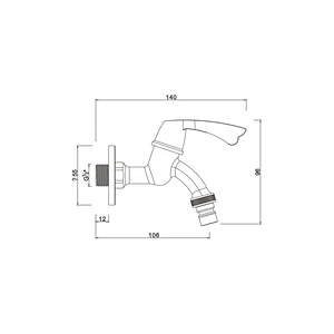 Ceramic cartridge tap