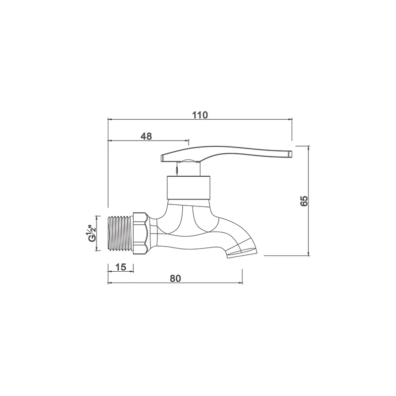 Ceramic cartridge tap