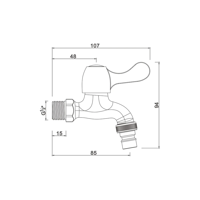 Ceramic cartridge tap