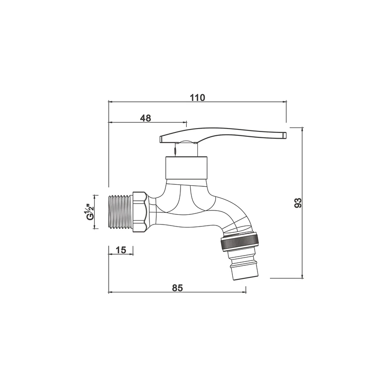 Ceramic cartridge tap
