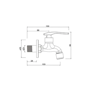 Ceramic cartridge tap