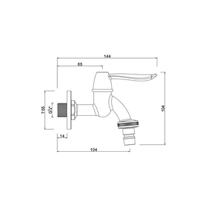 Ceramic cartridge tap