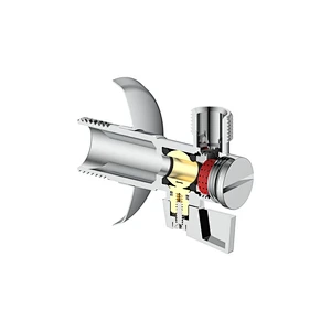 Ball angle valve with filter