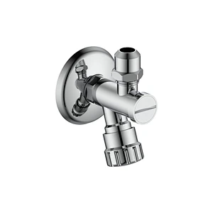 Ball angle valve with filter