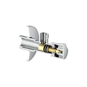 Compression angle valve