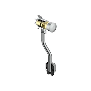 Push button flush valve