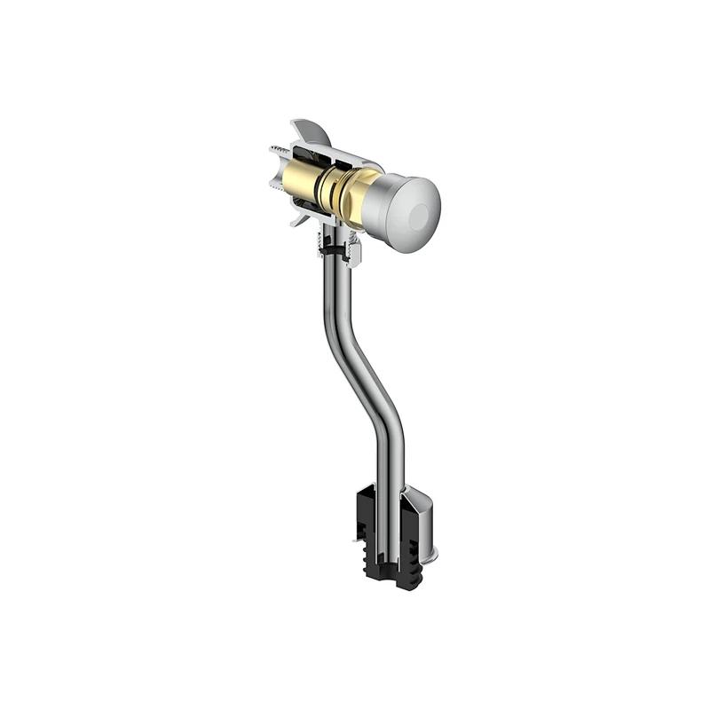 Push button flush valve