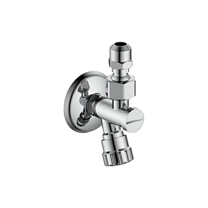 Ball angle valve with filter