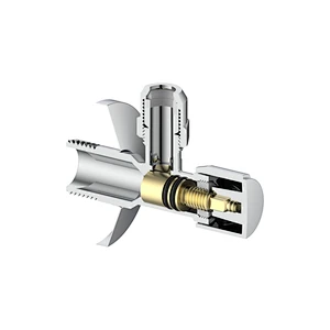 Compression angle valve