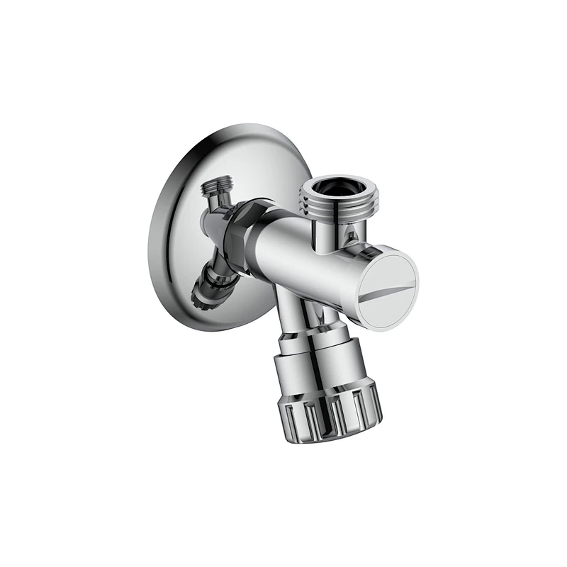 Ball angle valve with filter
