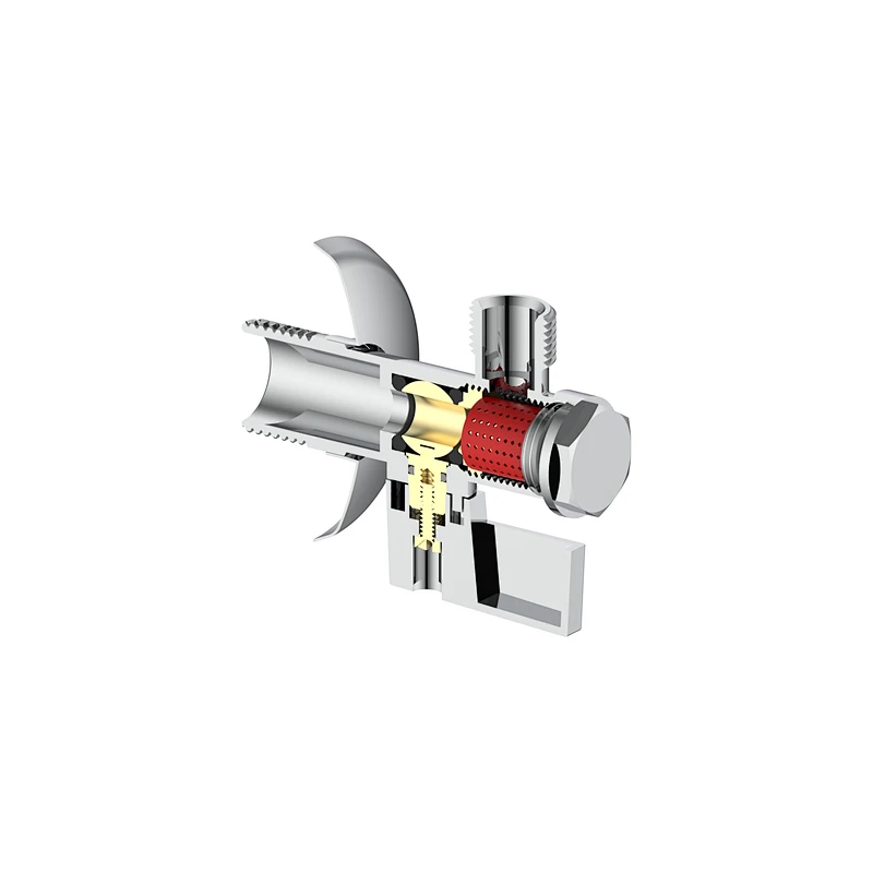 Ball angle valve with filter