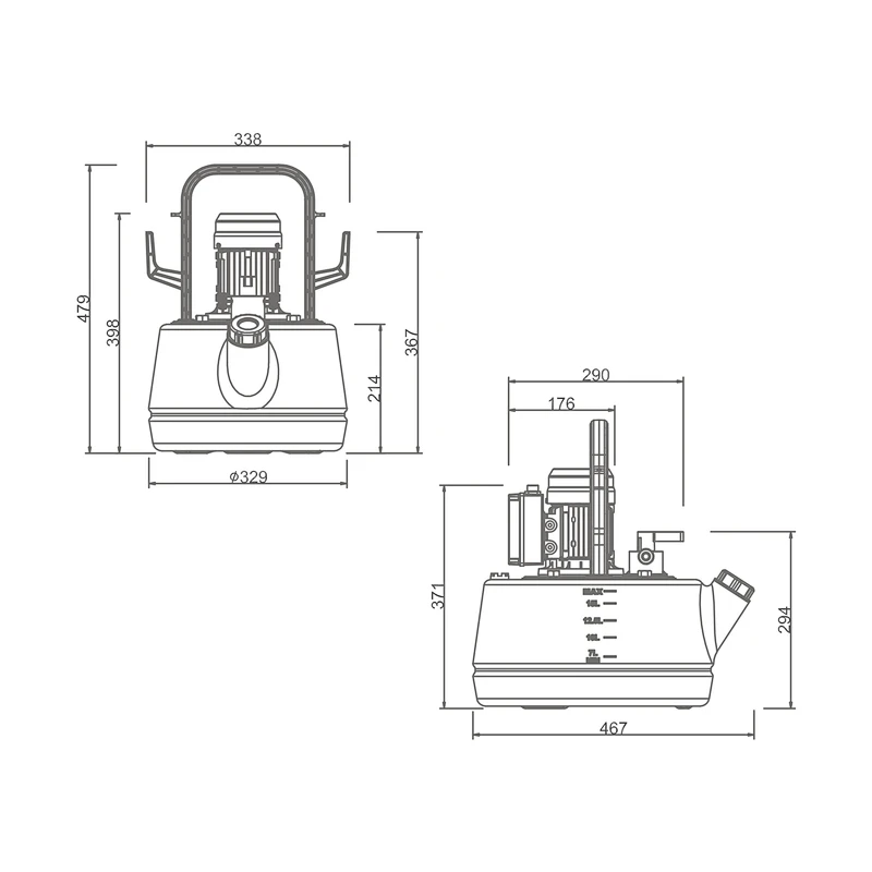 Power Flushing Pump 17L