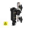 Magnetic dirt separator for heat pump, with ball valve -G1
