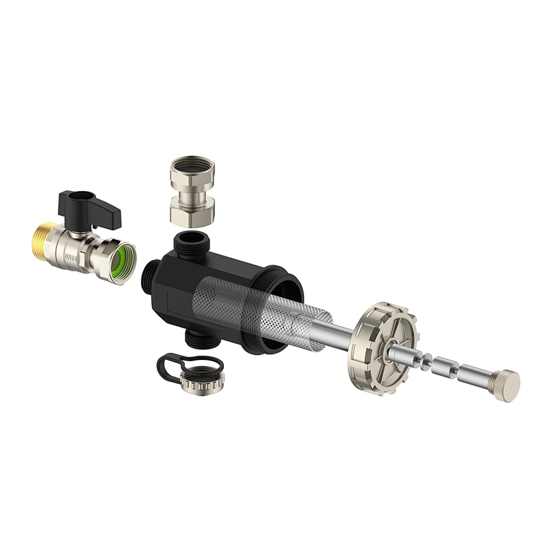 Magnetic dirt separator for boiler