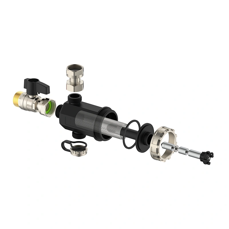 Compact magnetic dirt separator