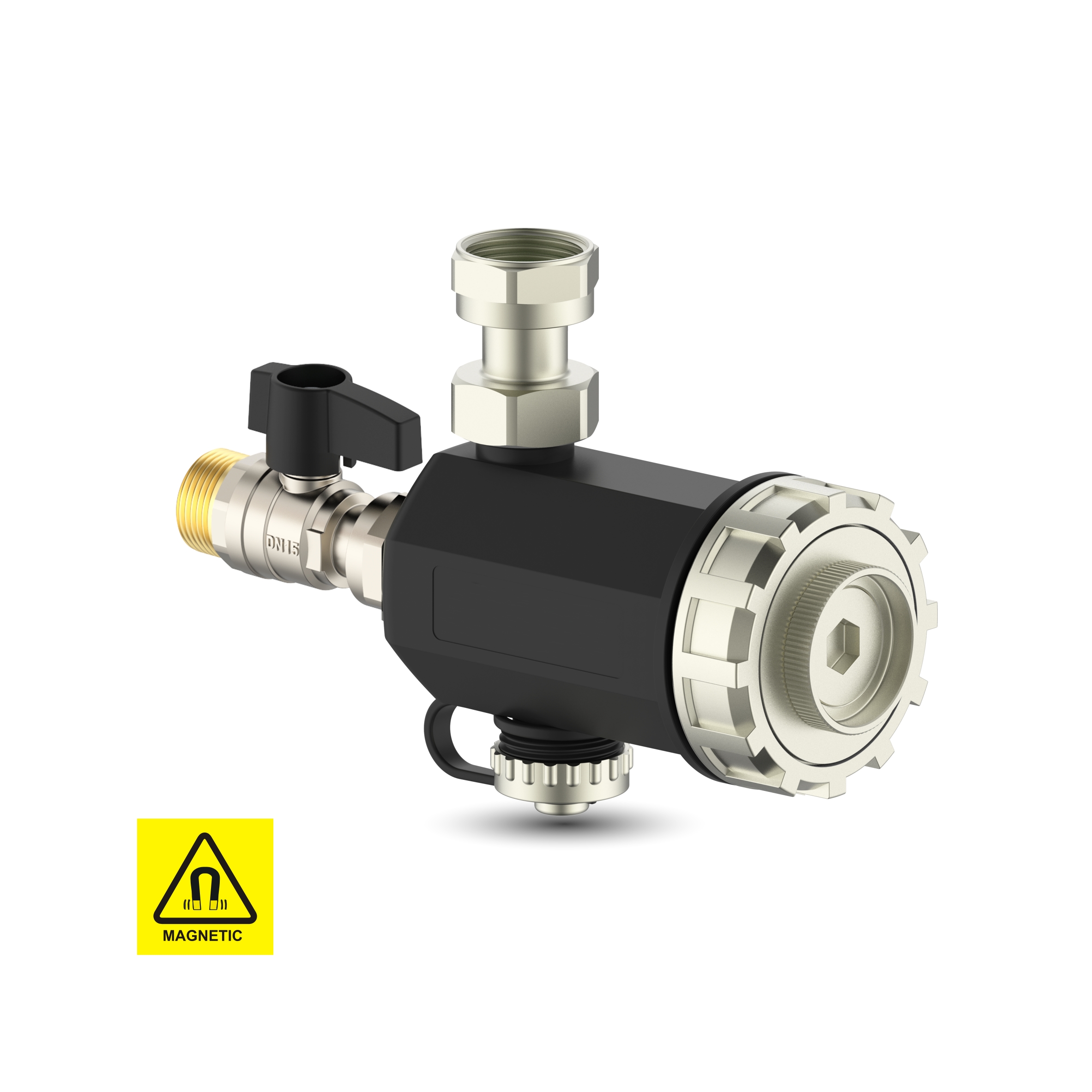 Compact magnetic filter,