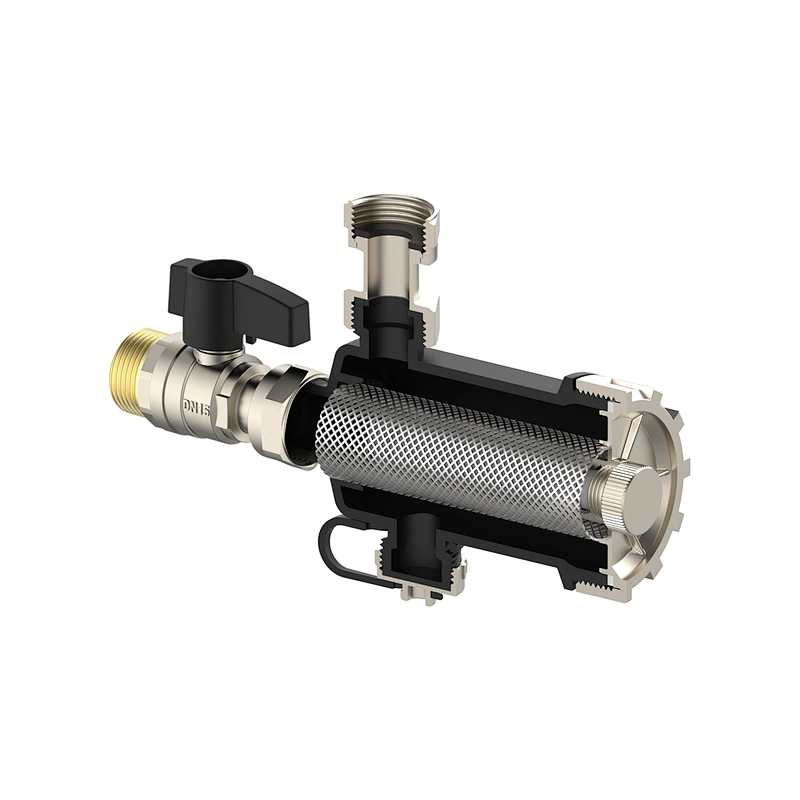 Magnetic dirt separator for boiler