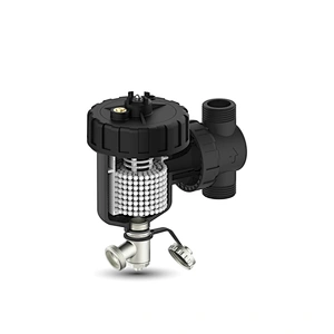 Magnetic central heating filter for heat pump