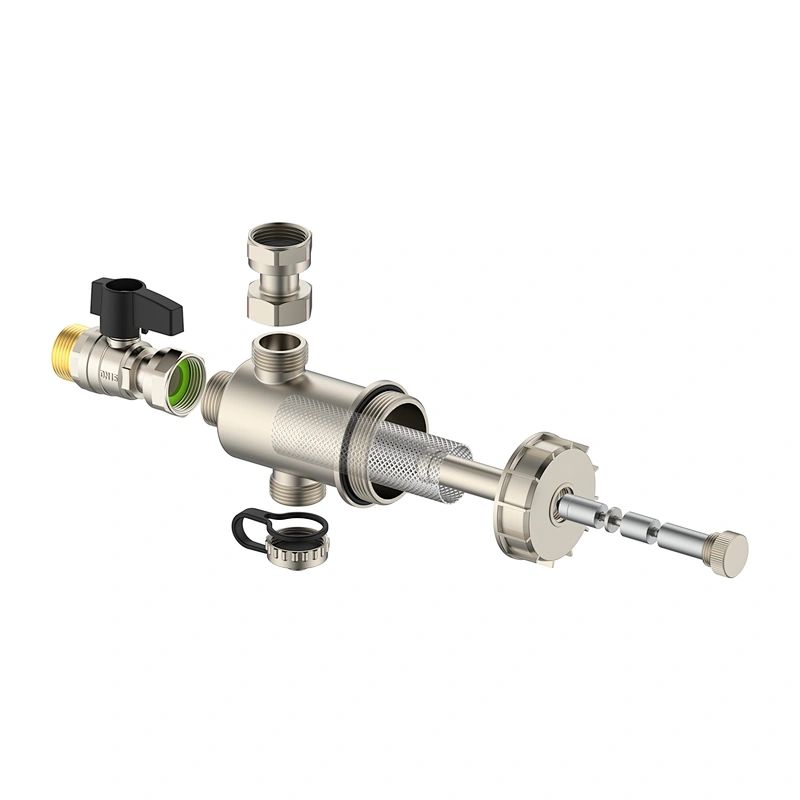 Brass compact magnetic filter