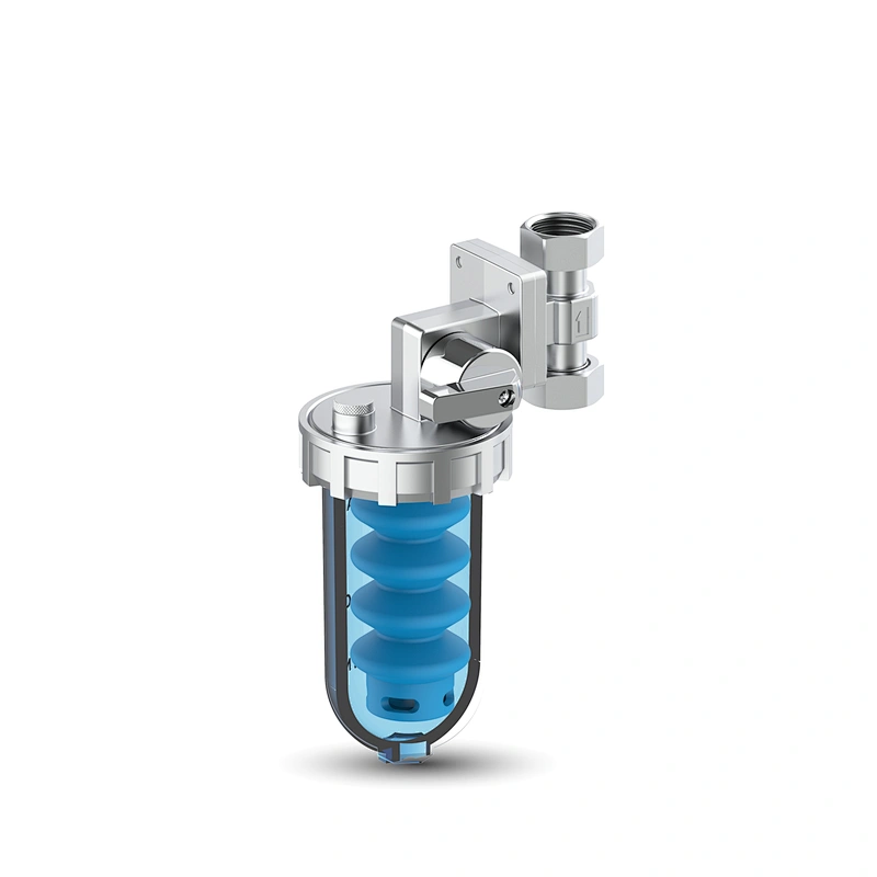 Angle polyphosphate feeder
