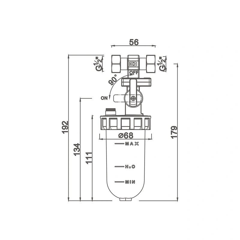 Vertical Polyphosphate Feeder