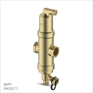 Dual-function deaerators & dirt separators ,air and dirt separation, horizontal