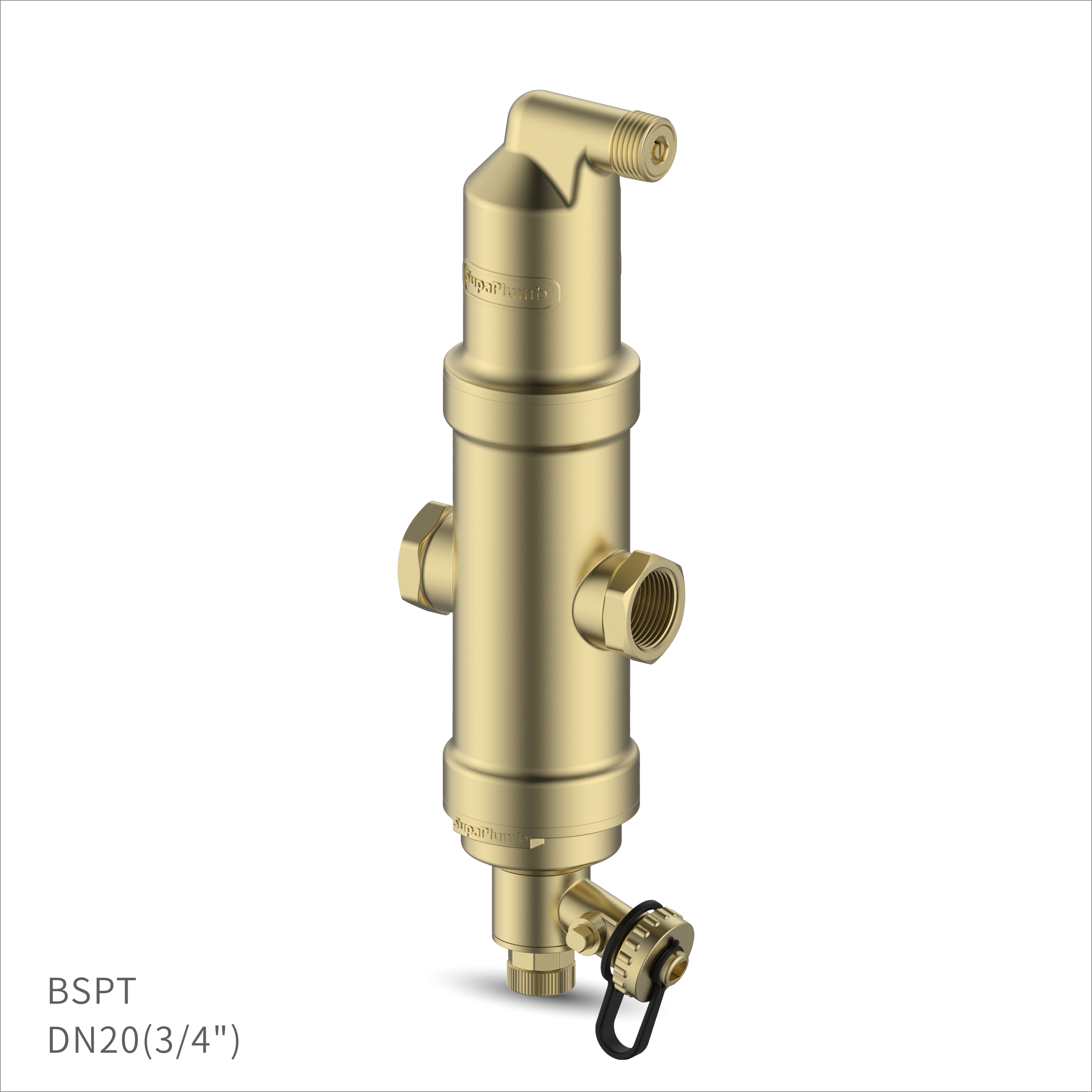 Dual-function deaerators & dirt separators ,air and dirt separation, horizontal