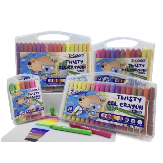 Z-Colors twisty wax crayon —— Non-Toxic and Safe Children's