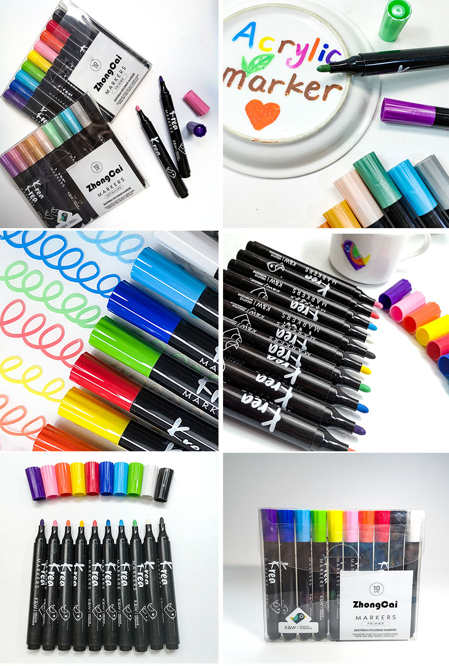 Water Based Acrylic Markers
