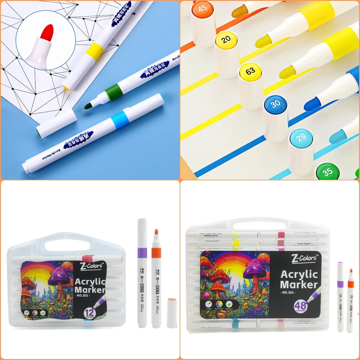 Water Based Acrylic Markers