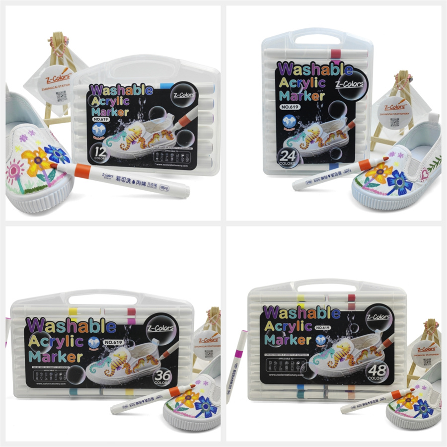 washable acrylic markers