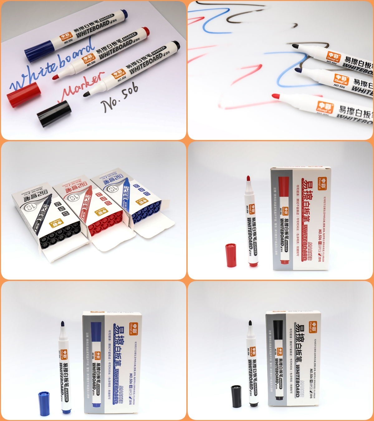 Refillable Whiteboard Markers