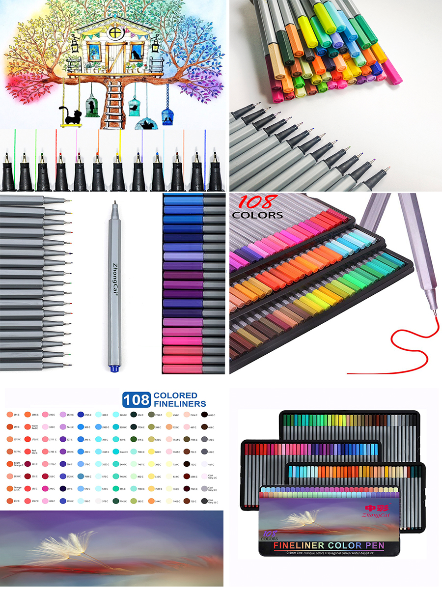 Professional Fineliner Pens