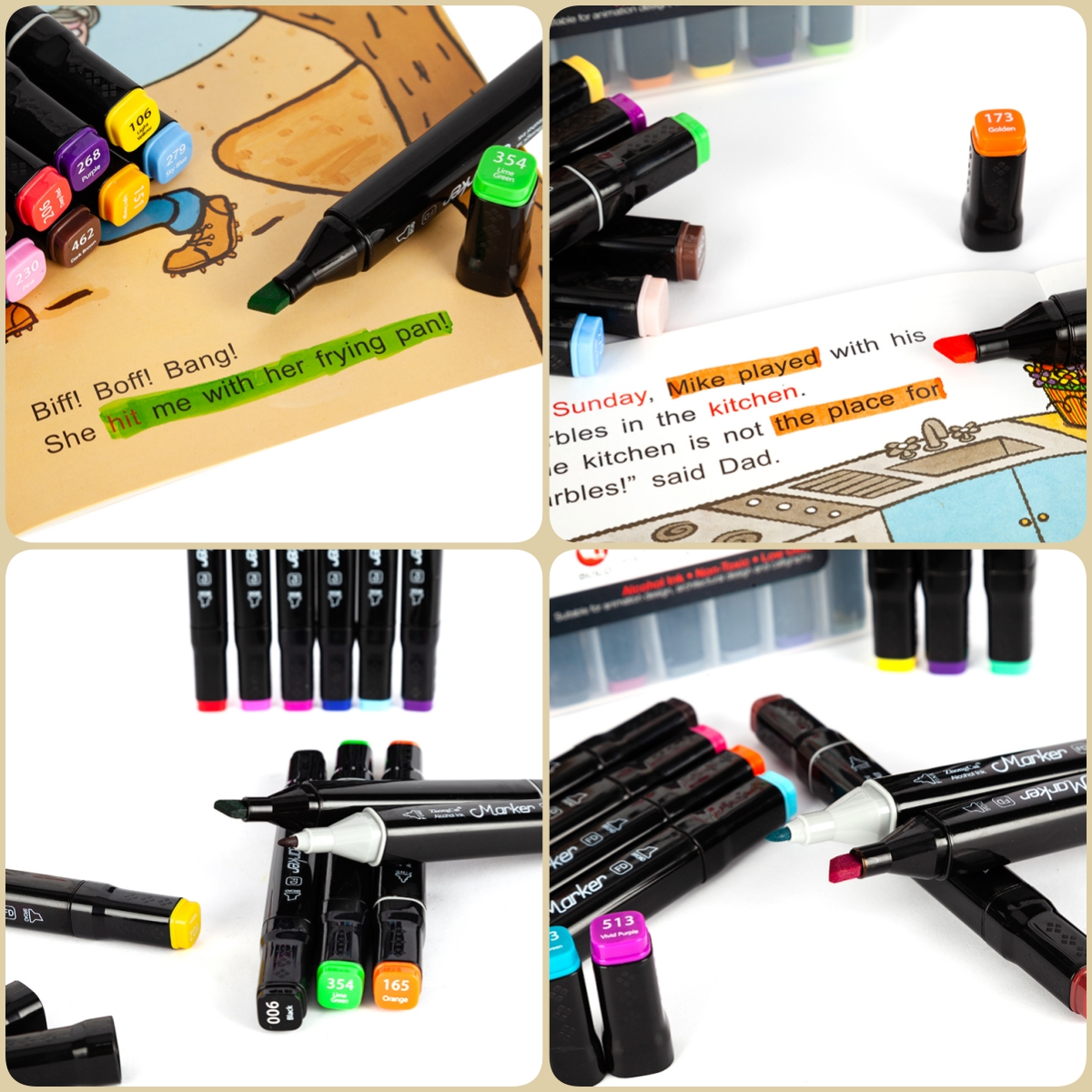 Art Marker with Dual Tips