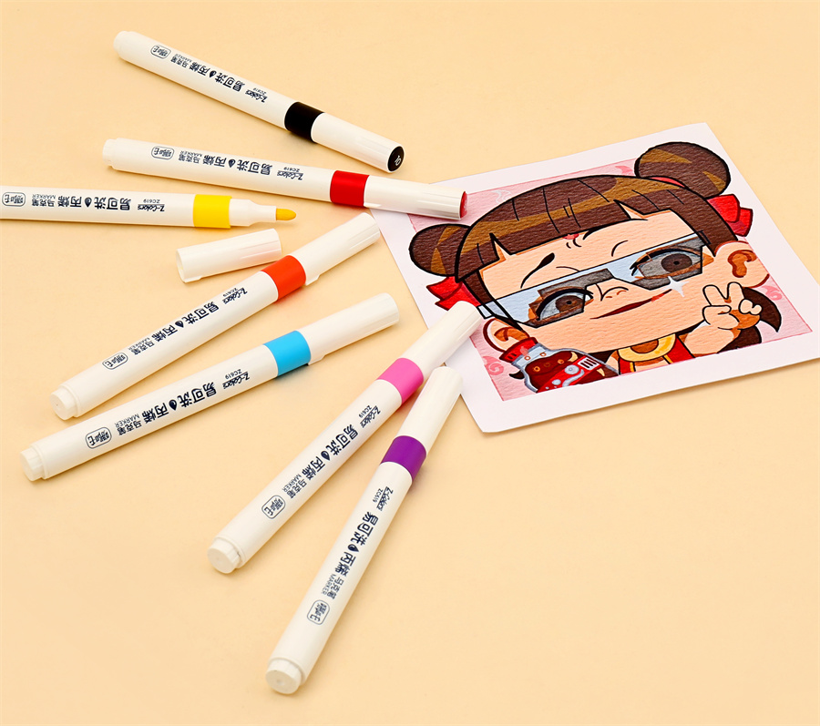 European Standard Nezha Washable Acrylic Marker Pen