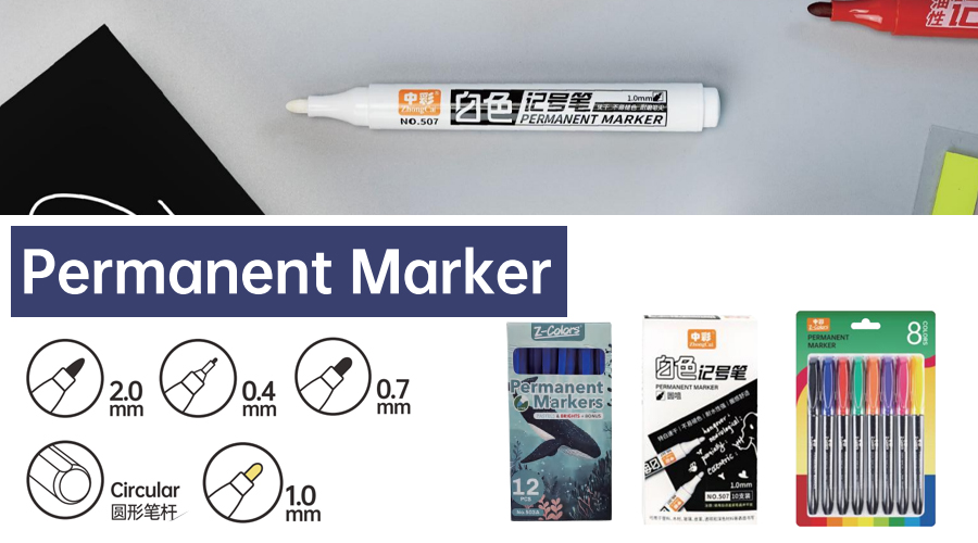 chisel tip permanent markers