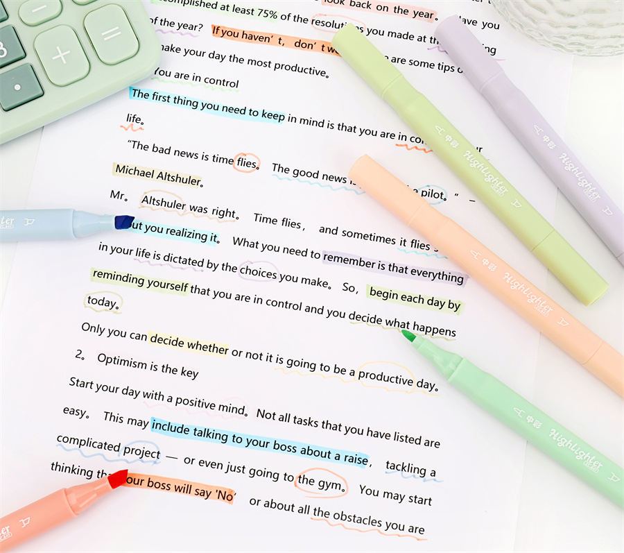 Double Tips Square Highlighter