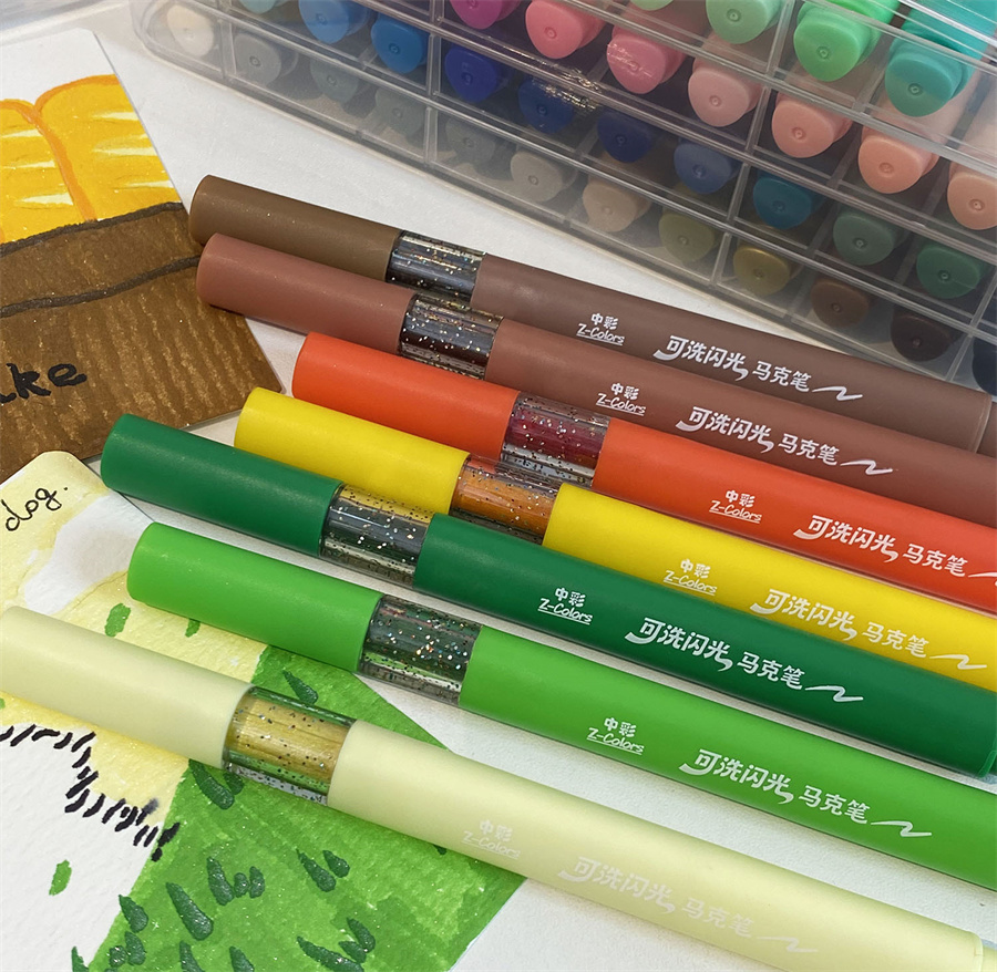 Washable Glitter Marker