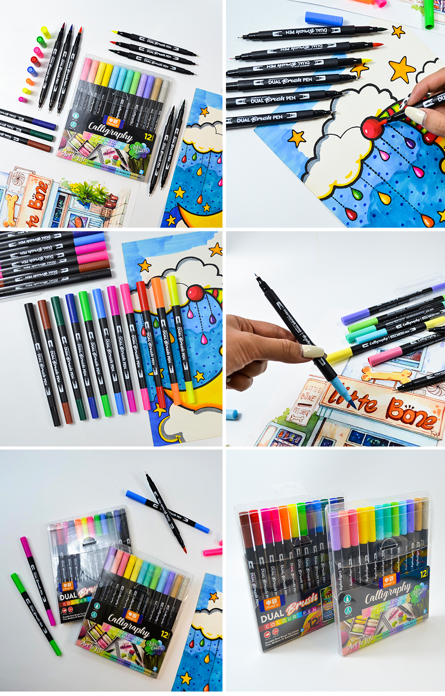 Dual-tip Watercolor Fineliner