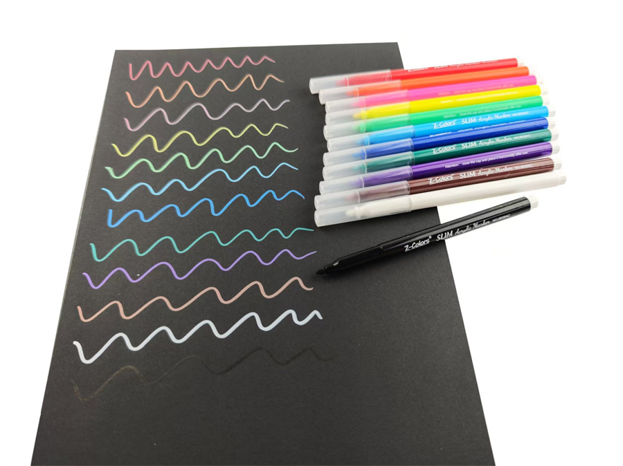 acrylic black marker