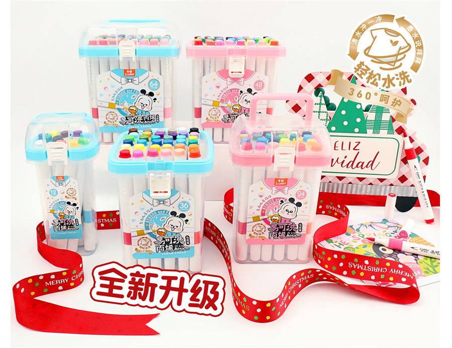 Zhongcai Stationery Washable Acrylic Marker Pen