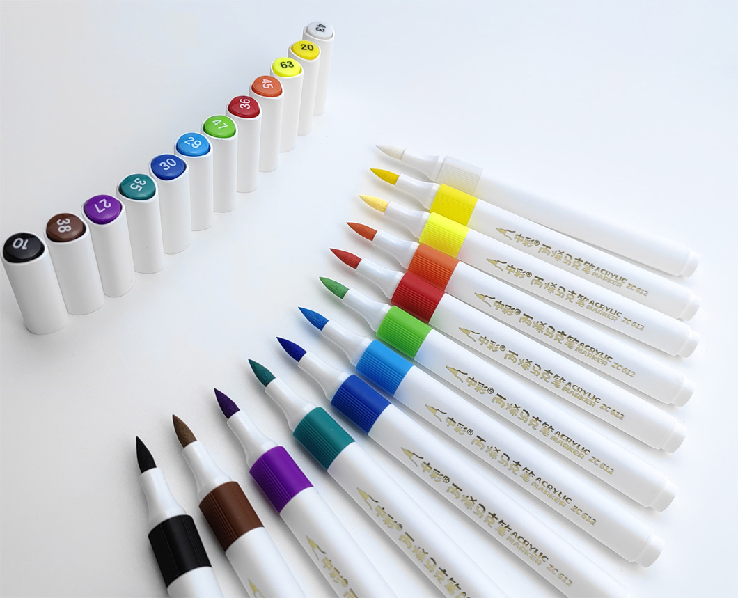 brush tip acrylic paint pens
