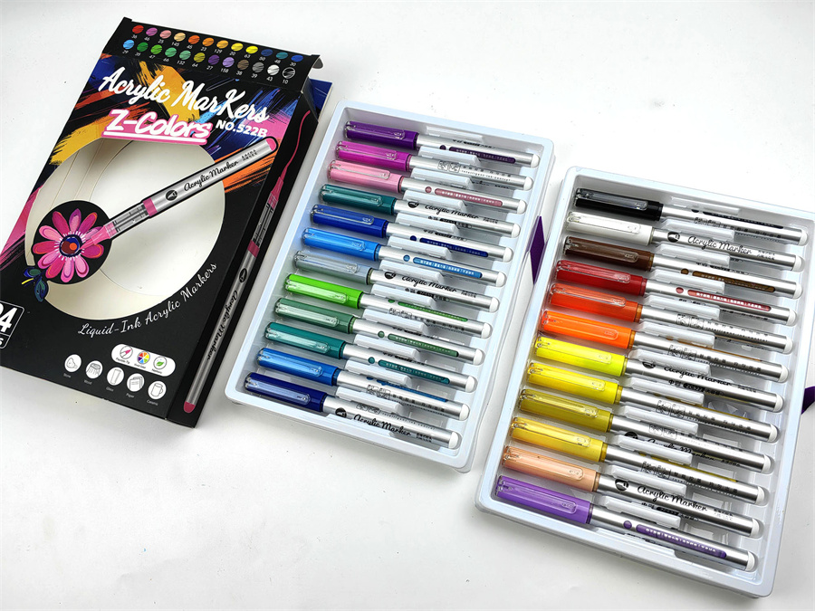Direct Ink Acrylic Markers Set