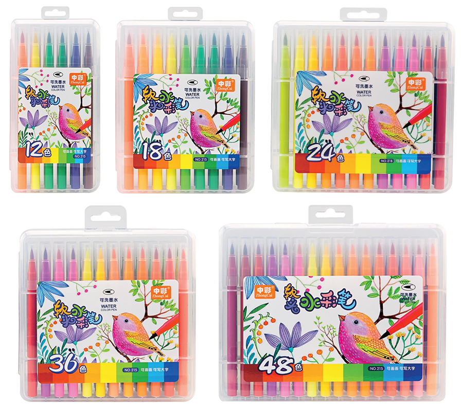Soft Brush Washable Markers