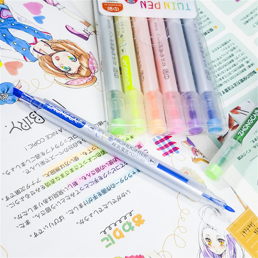 Double Tip Highlighter Pens