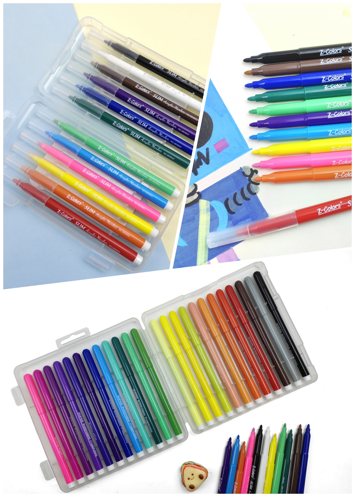 acrylic marker for skin