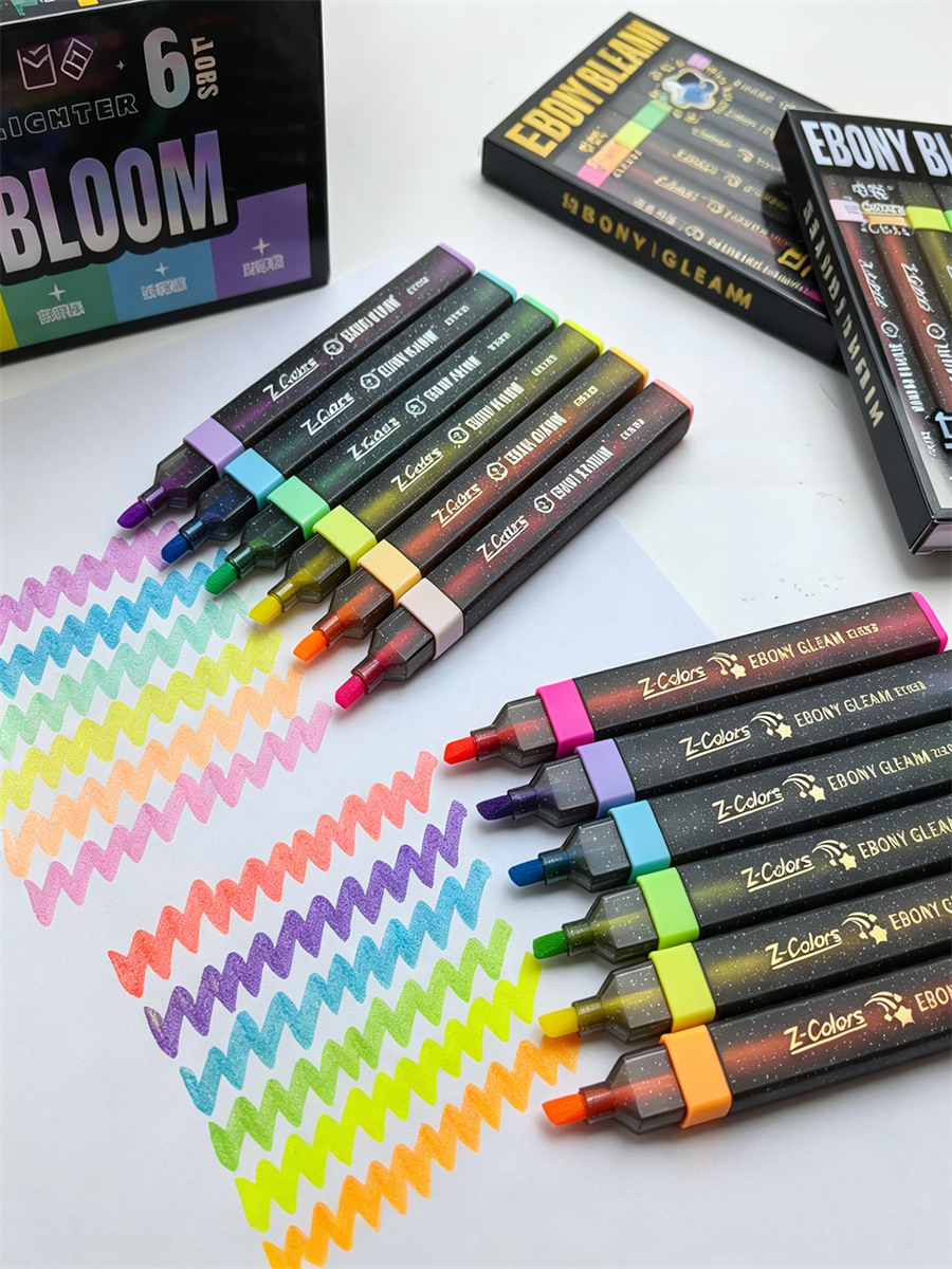 Glitter Fluorescent Highlighter